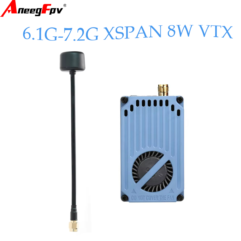 Drone Transmitter - RUSHFPV 6.1‑7.2G 8W X61728 VTX Video