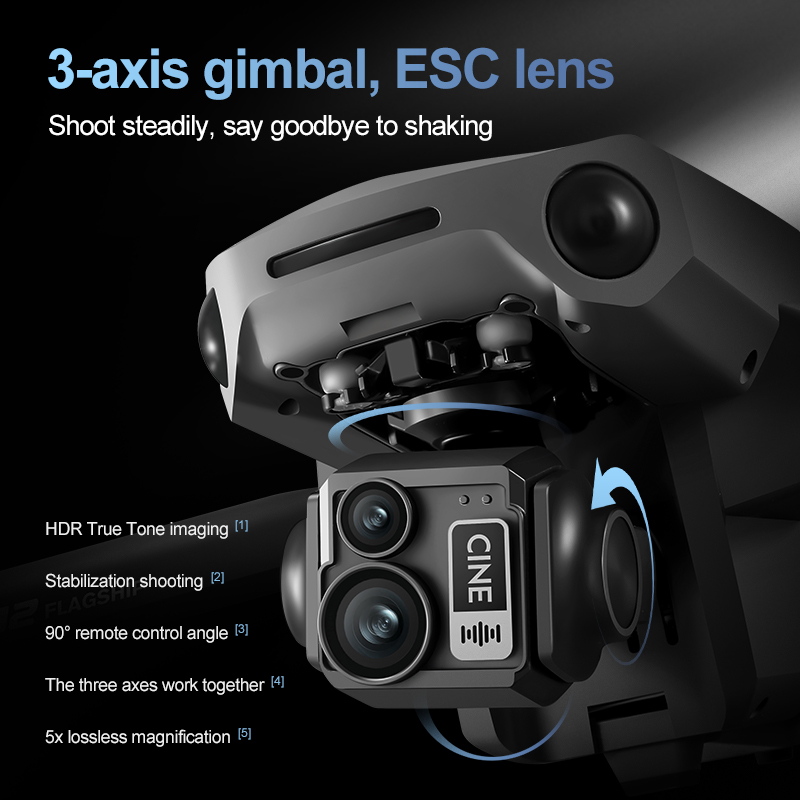 8K 3 Axis Gimbal Brushless 7.2 - огляд і ціна Drone Gps Mount