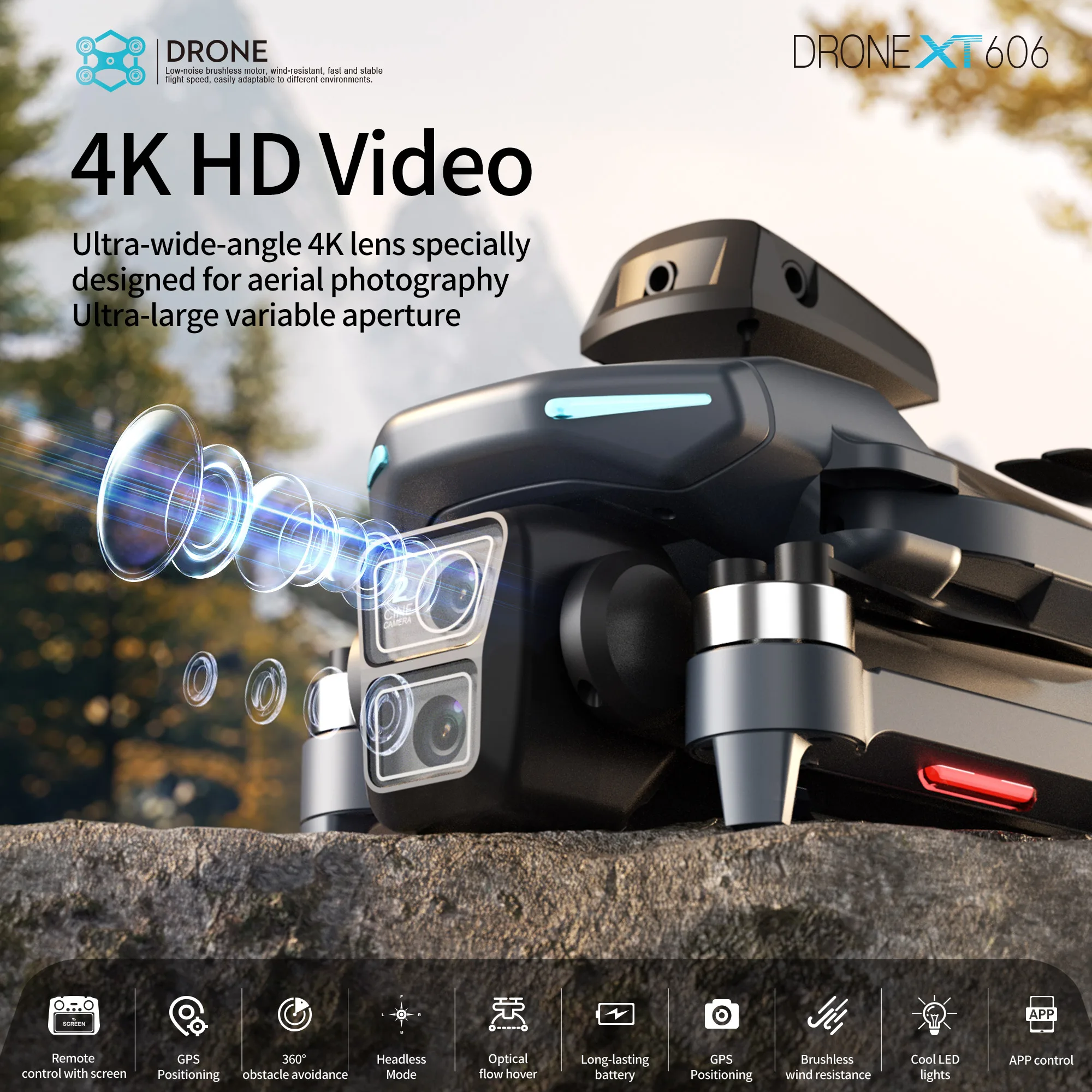 Lenovo XT606 Drone Professiona - огляд і ціна Drone Gps Mount