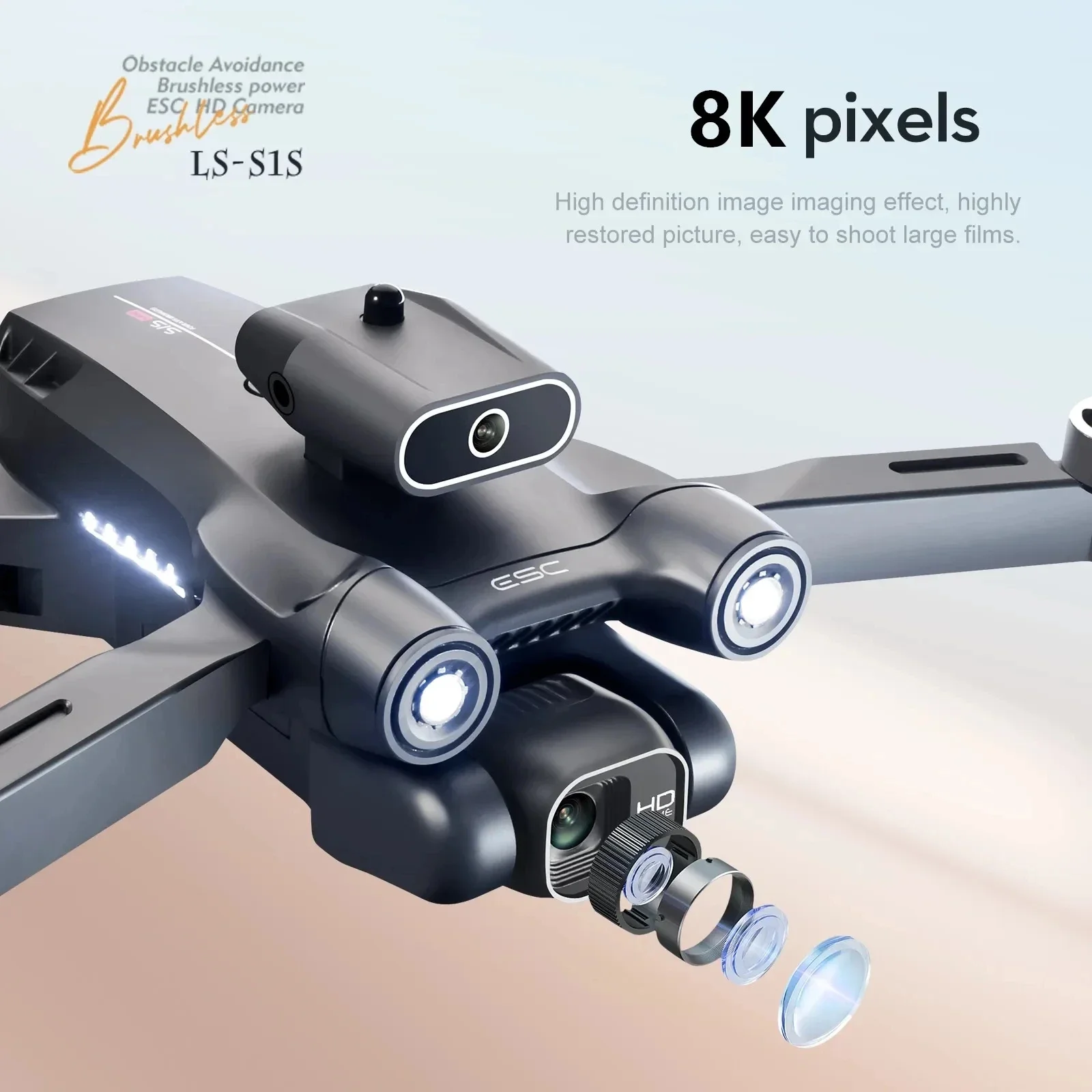New S1S 5G GPS Drone Camera 8K - огляд і ціна Drone Gps Mount