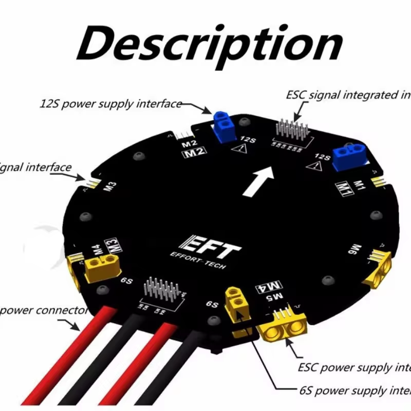 EFT Large Current Power Distri - огляд і ціна Drone Battery