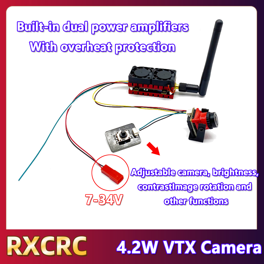 RXCRC 5.8G 48CH 4.2W High Powe - огляд і ціна Drone Frame