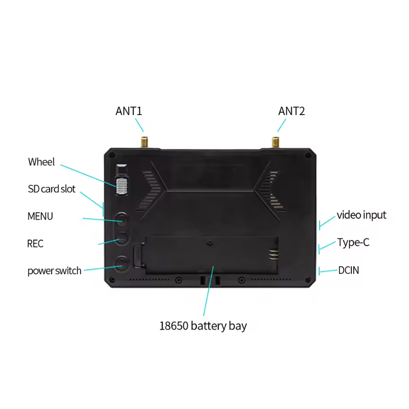 SKYZONE M5 FPV Monitor 5 Inch  - огляд і ціна Drone Compass