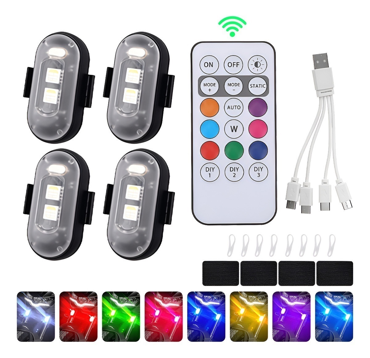 4 Pcs Led Strobe Lights with R - огляд і ціна Drone Led Light