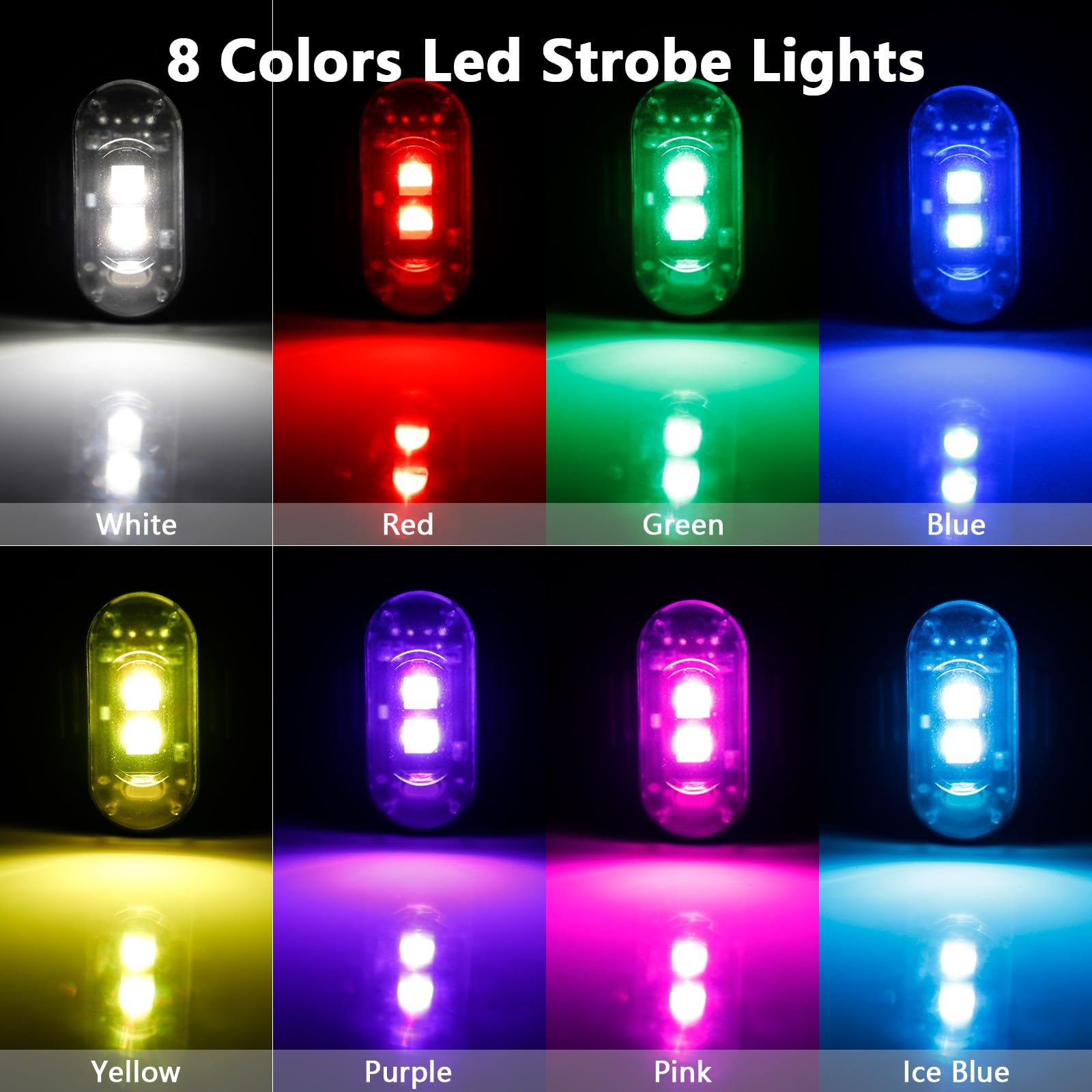 4 Pcs Led Strobe Lights with R - огляд і ціна Drone Led Light
