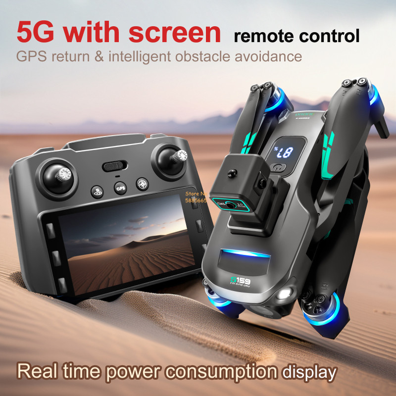 8K Dual Camera 5G WIFI FPV Rem - огляд і ціна Drone Gps Module