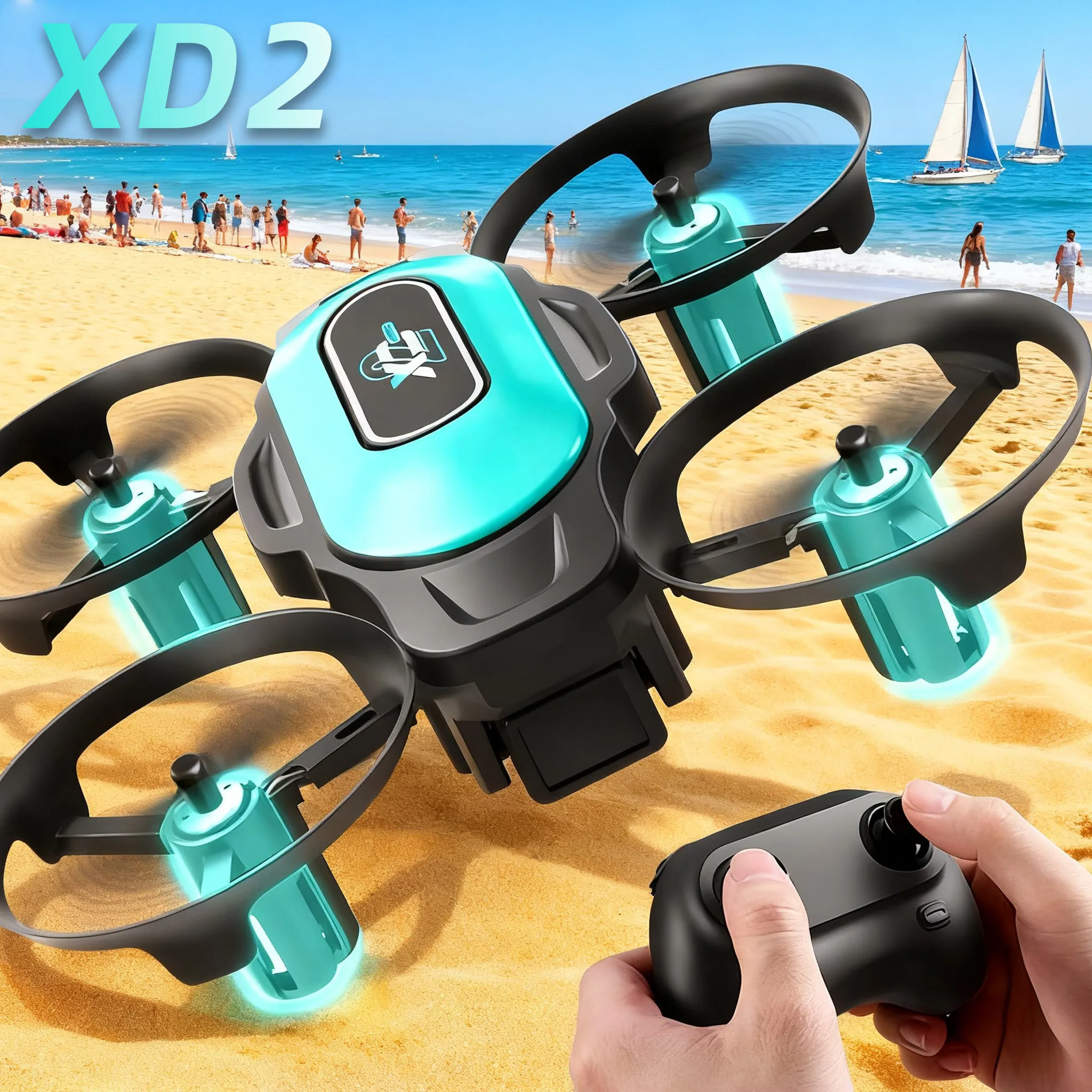 XD2 Mini Drone, 360° Stunt Fli - огляд і ціна Drone Led Light