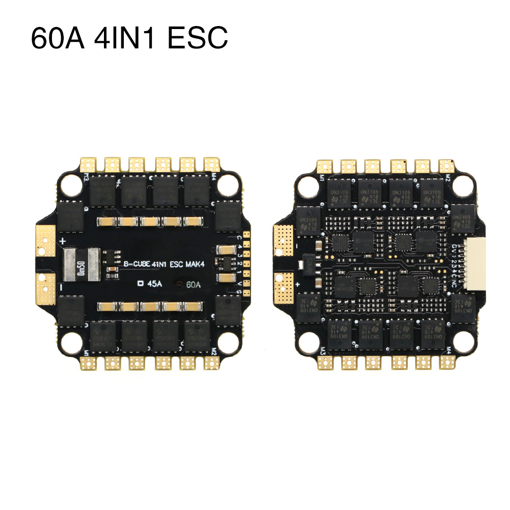 UAngel 4IN1 45A 60A ESC BLHELI - огляд і ціна Drone Esc