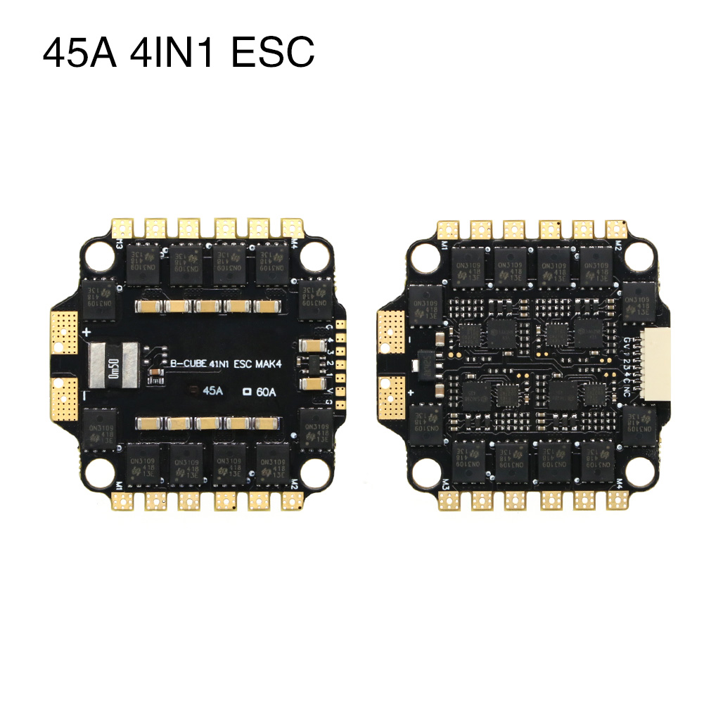 UAngel 4IN1 45A 60A ESC BLHELI - огляд і ціна Drone Esc