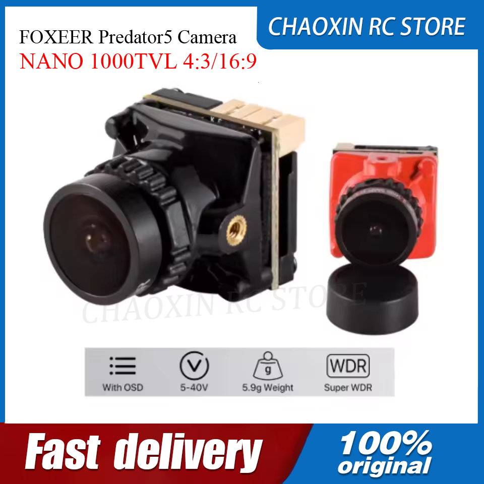 FOXEER Predator5 Camera NANO 1 - огляд і ціна Drone Camera