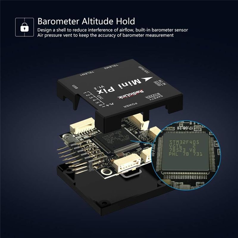 A49K-Radiolink Mini PIX Flight - огляд і ціна Drone Flight Controller