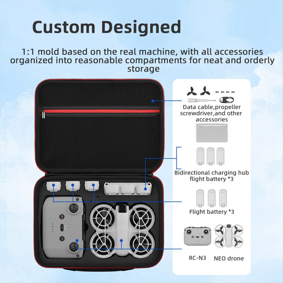 A43M Carrying Storage Bag for  - огляд і ціна Drone Battery Strap