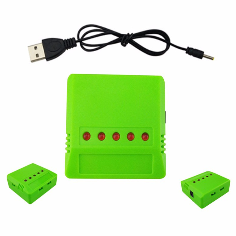 5PCS Cables And 1X 5 In 1 USB  - огляд і ціна Drone Charger