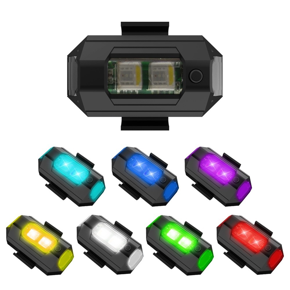 1PC 7 Color Mini USB Charging  - огляд і ціна Drone Led Light