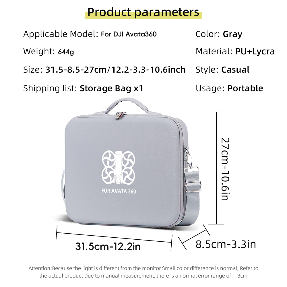 Hard Case for DJI Avata 360 Pr - огляд і ціна Drone Battery Strap