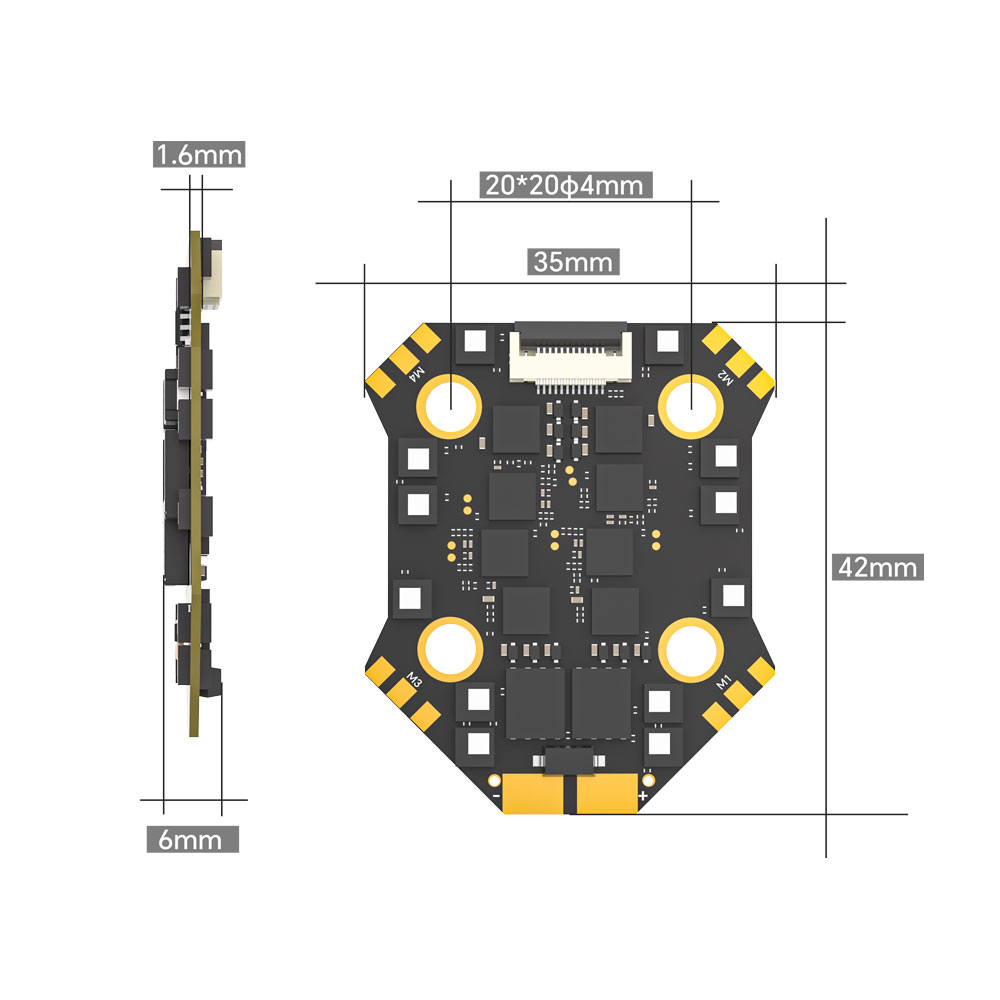 iFlight Borg F7 Mini Stack Fli - огляд і ціна Drone Flight Controller