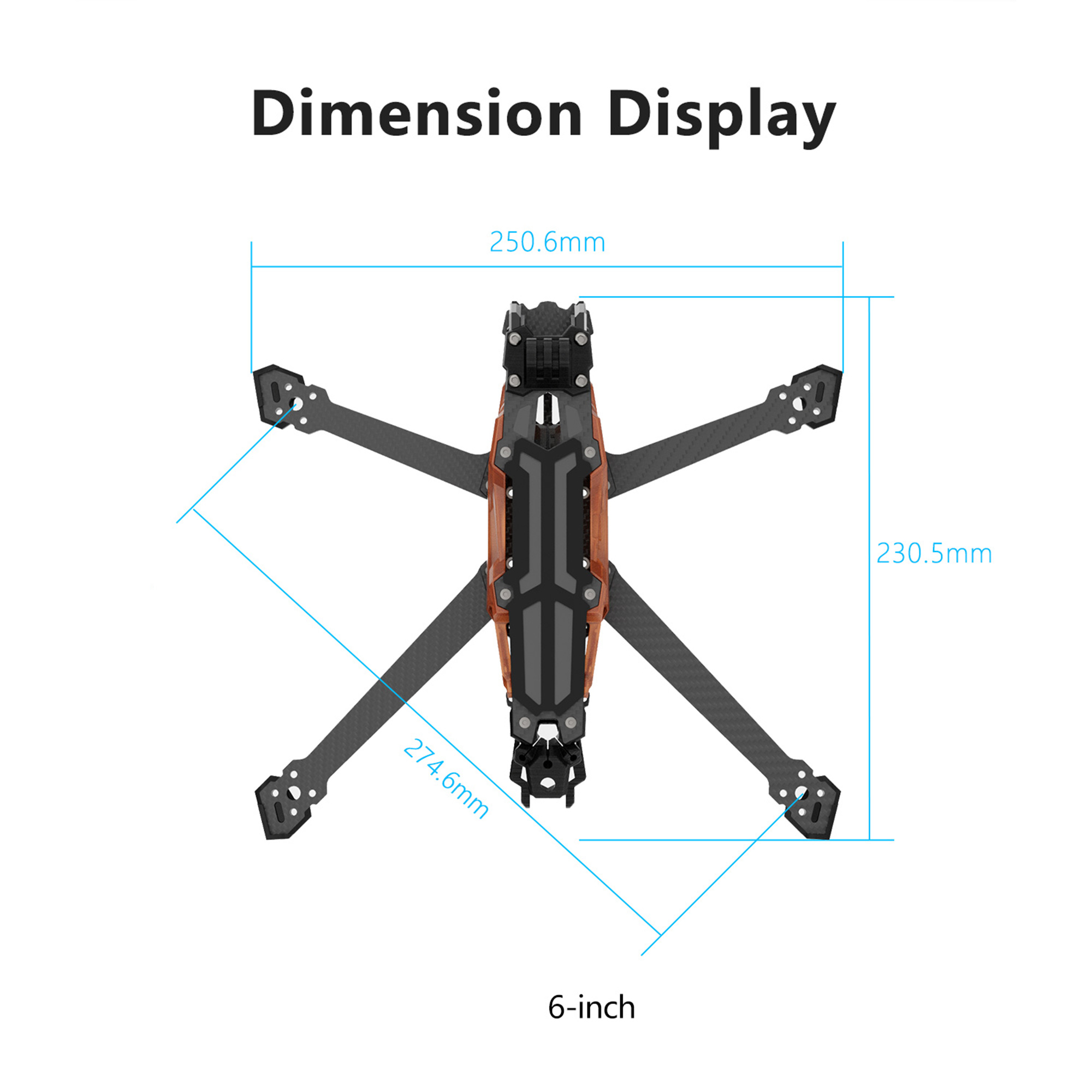 GEPRC GEP-Vapor-D5 D6 O4 Pro C - огляд і ціна Drone Landing Gear