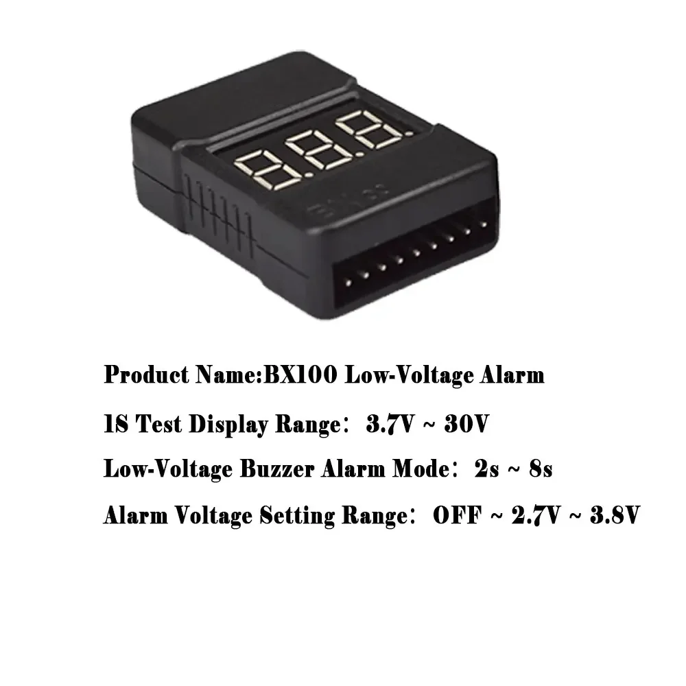 BX100 1-8S Lipo Battery Voltag - огляд і ціна Drone Buzzer