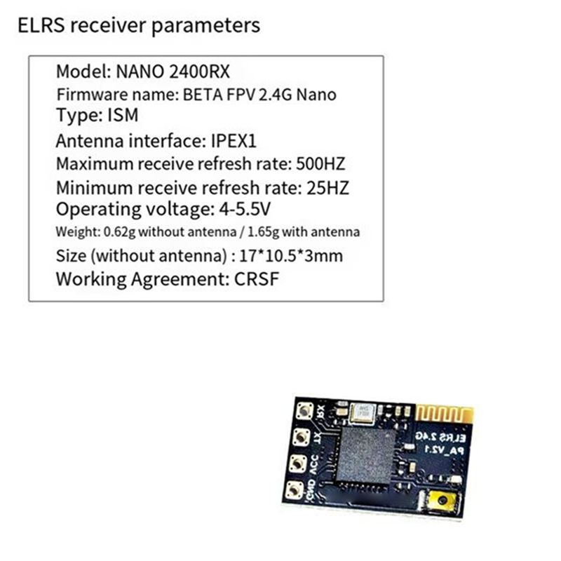 CYGJ-10PCS ELRS 2.4Ghz Receive - огляд і ціна Drone Antenna