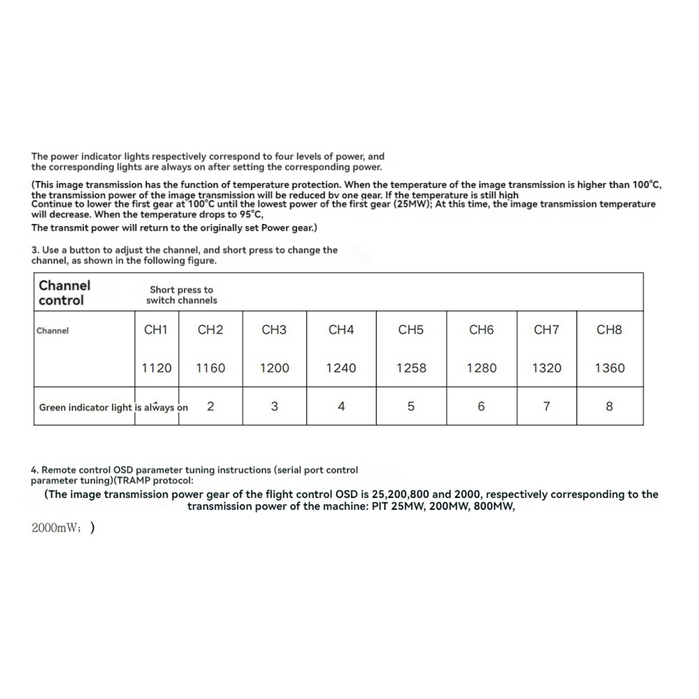 AS96-1.2G 2W VTX 8CH 2000Mw FP - огляд і ціна Drone Transmitter